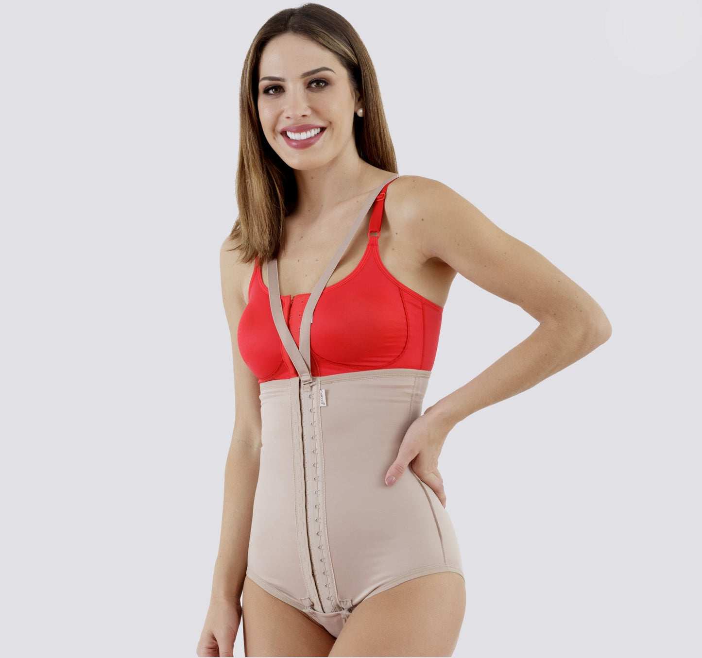 Side fastening girdle