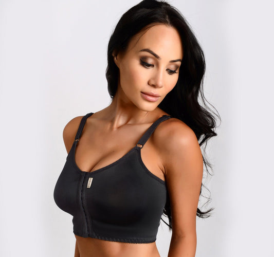 XMSM Post Surgery Front Closure Sports Bras for Women