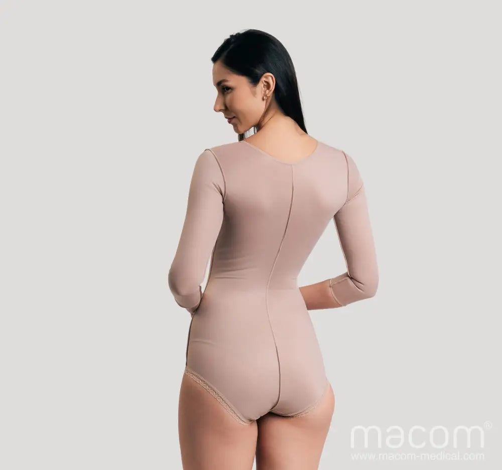 Combinaison compressive avec manches longues – maintien complet post-opératoire