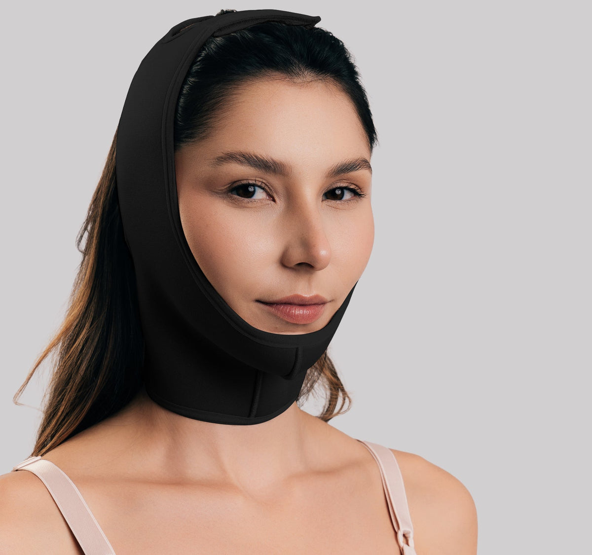 Faixa facial de compressão com espuma